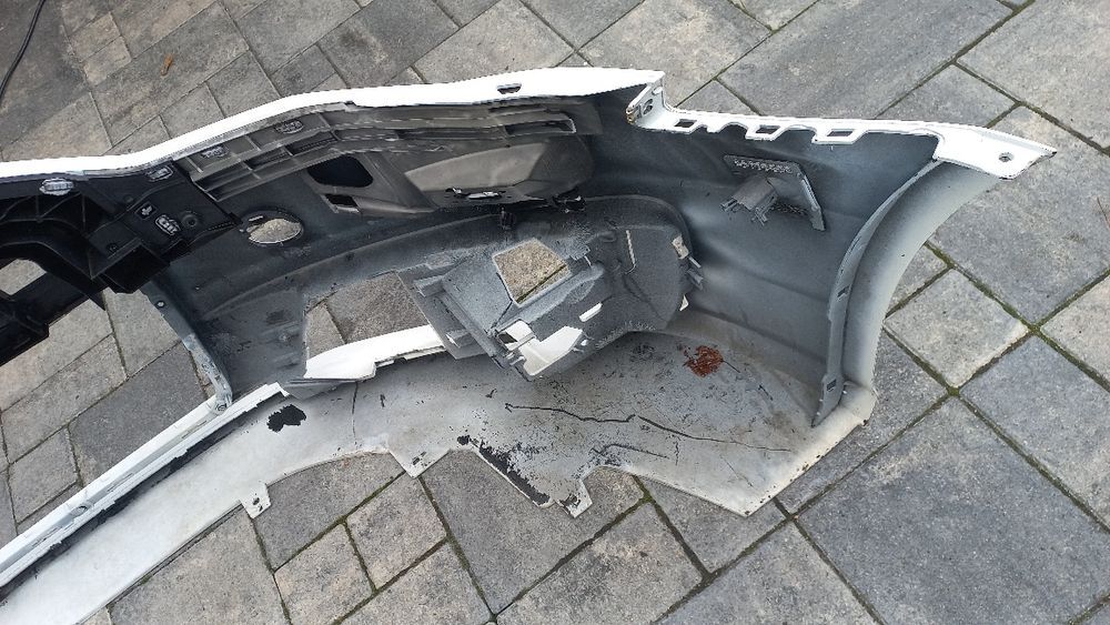 Audi a6 c7 lift 14-18 zderzak przód przedni bialy ly9c