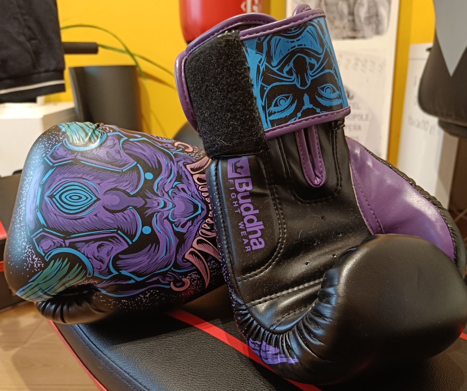 BUDDHA FIGHT WEAR - Luvas de boxe Fantasy Luzbel