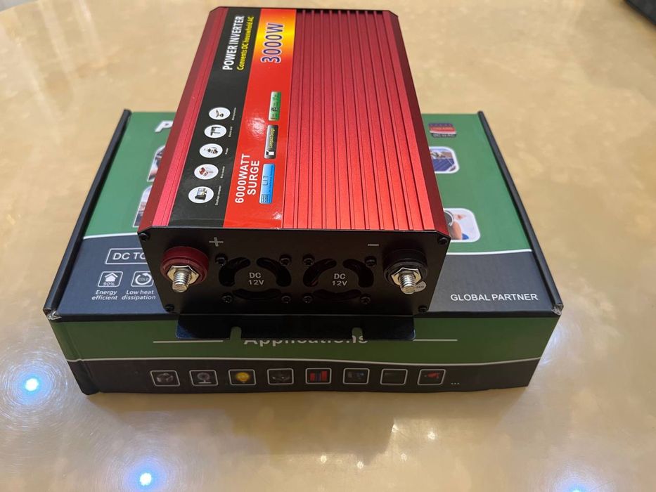 Інвертор перетворювач напруги Power Inverter 12-220V, 3000W