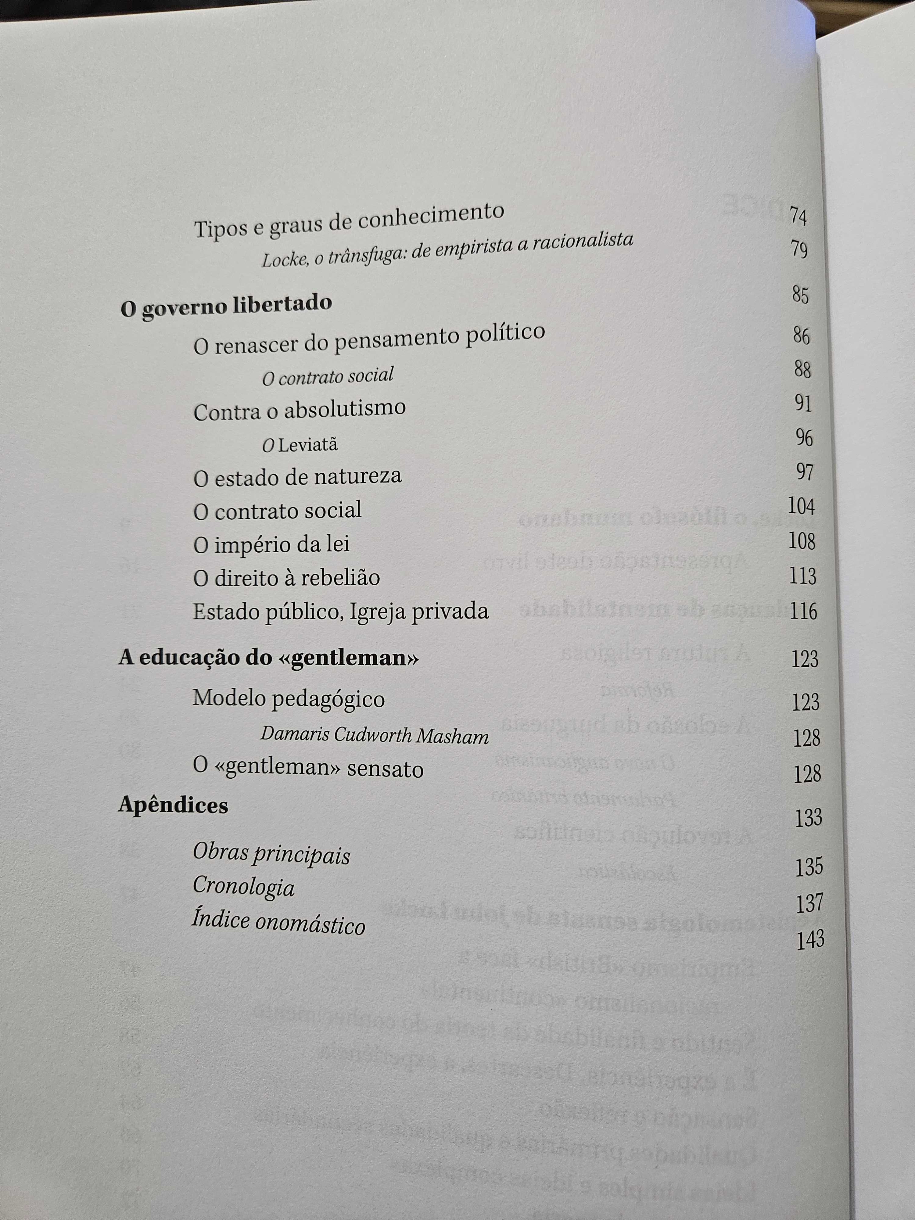 Livro Locke - A mente como tábua rasa