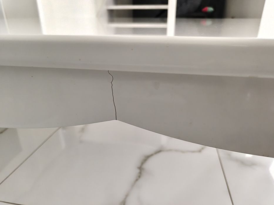 Ława Glamour biała połysk