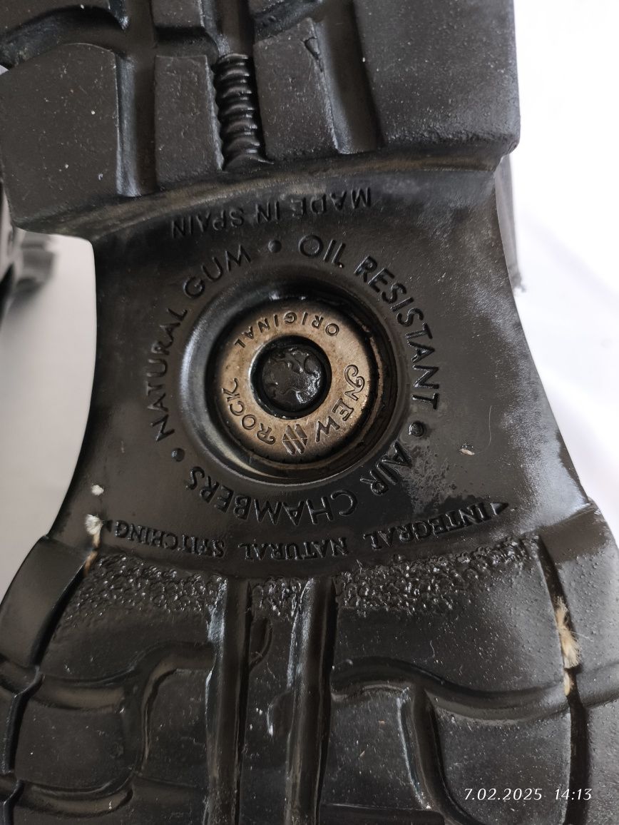 New Rock Italia Negro Acero Męskie Buty Motocyklowe rozmiar 43