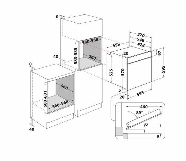 Forno Embutido Hotpoint GA2 124 IX (Gás) - novo, sem uso