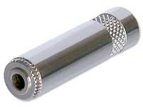 REAN NYS240 - Złącze JACK gniazdo 3,5mm 1/8" TRS stereo (srebrne)