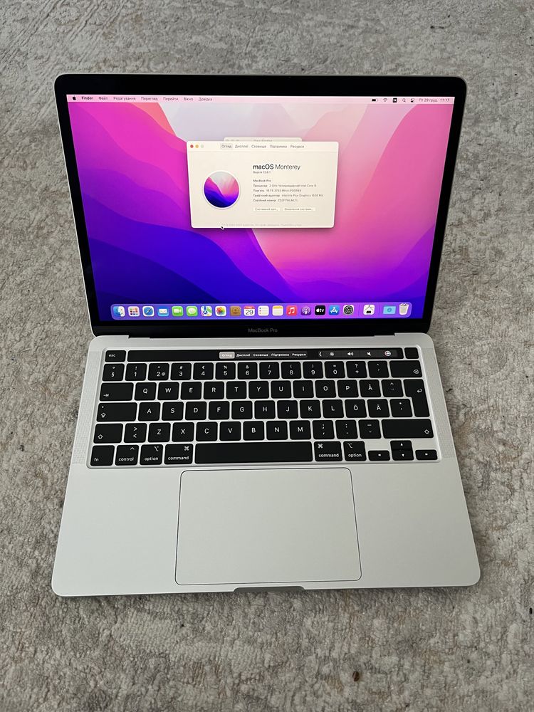 Macbook pro 13 2020 16/512gb core i5