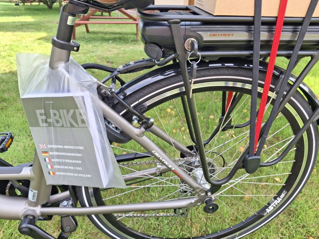 Ebike rower elektryczny Devron 28120 nowy pełne wyposażenie  OkAzJA