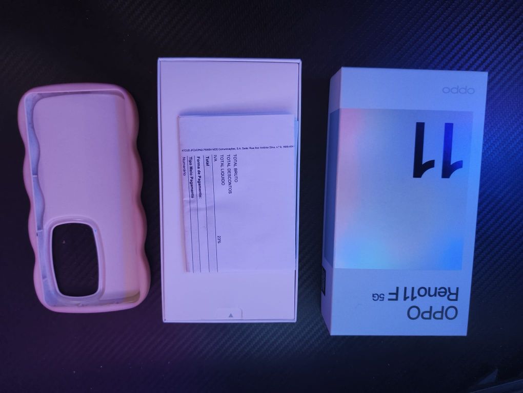 Oppo Reno 11 F 5G 256GB na caixa Fatura 2 anos de garantia