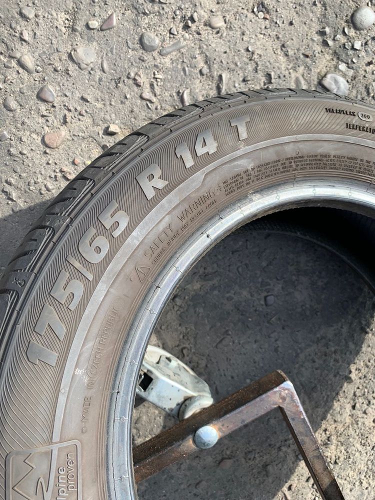 Шини 175/65 R14 пара Semperit 2021p літо 6,6мм