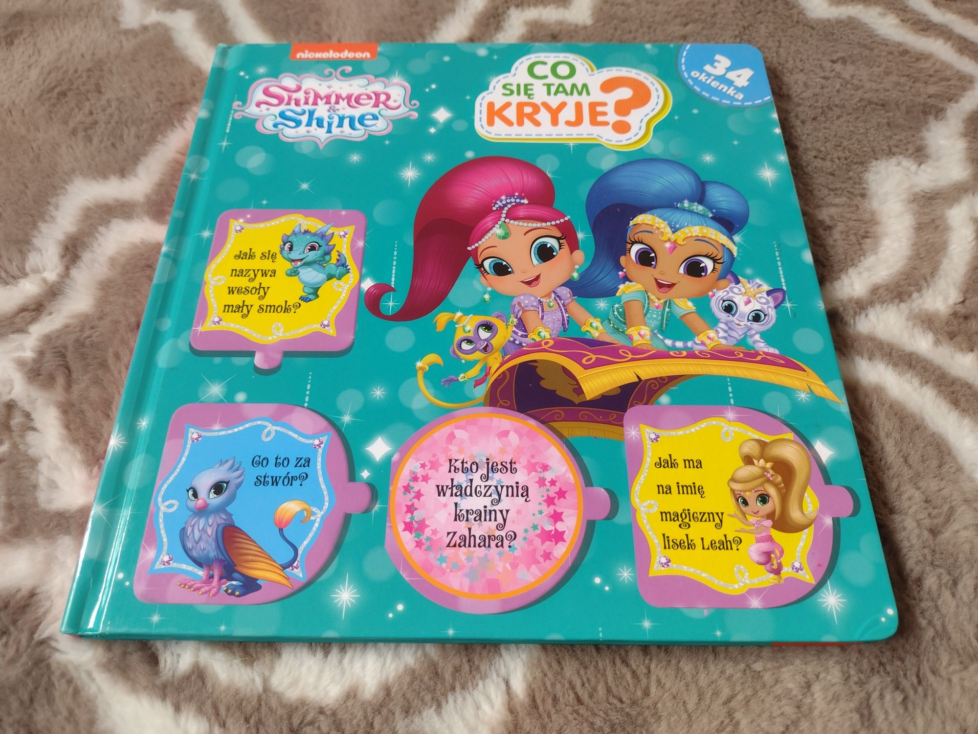 Shimmer & Shine książka z okienkami