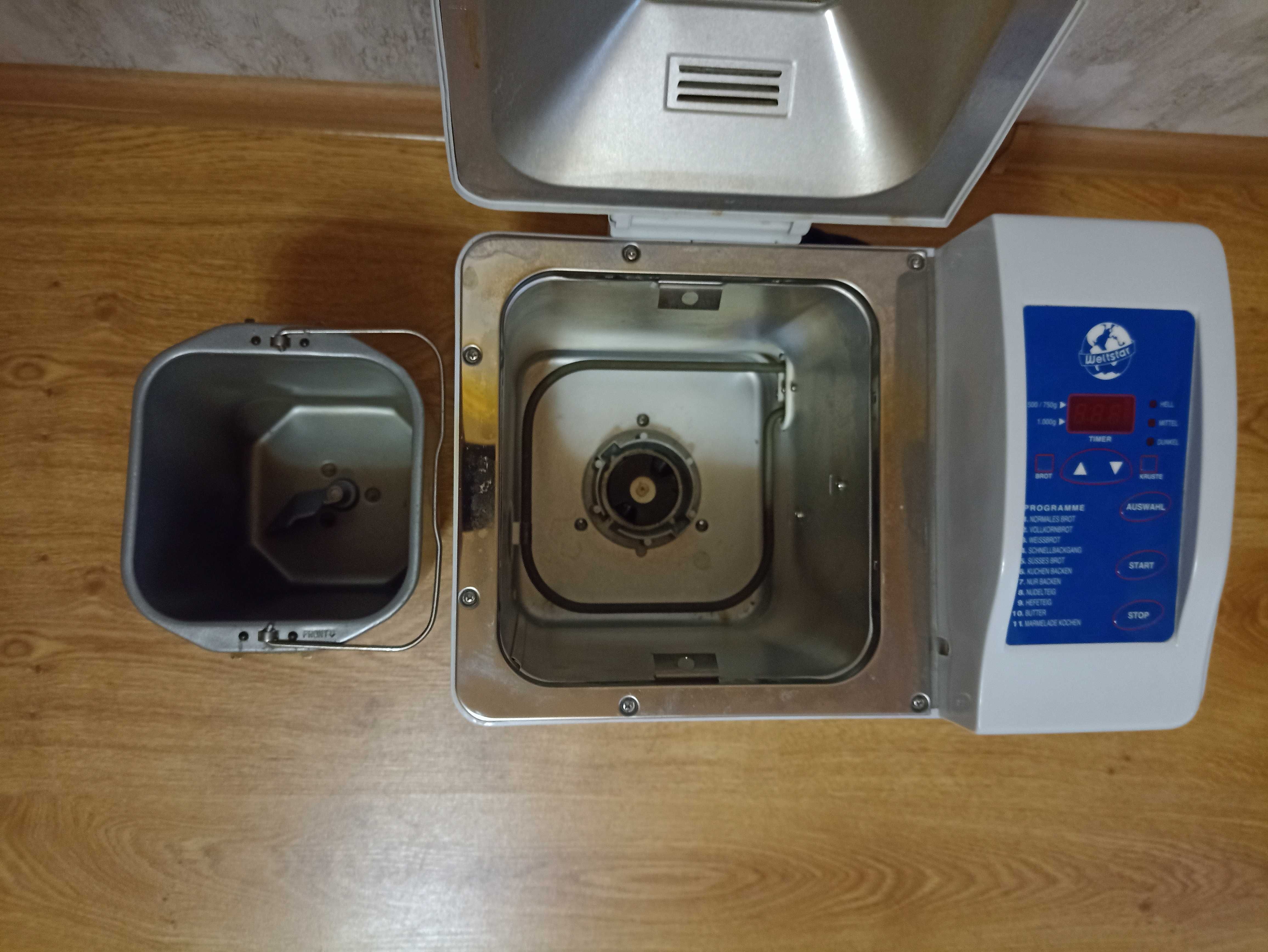 Хлібопічка WELTSTAR brotback-automat. Model BBA 1010 G