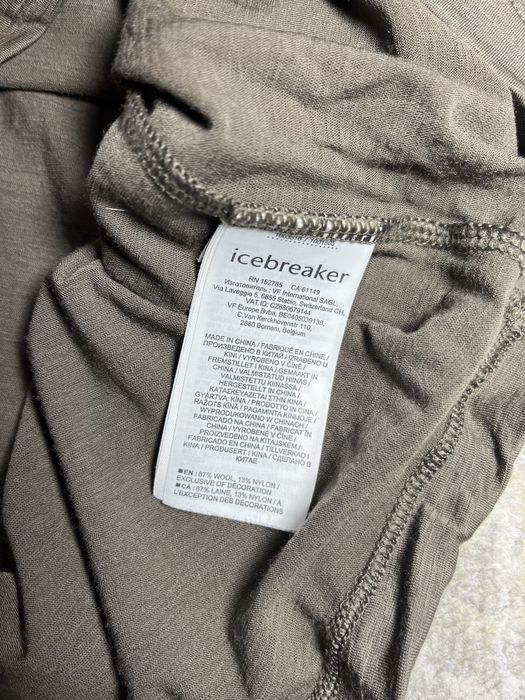Чоловічий трекінговий лонгслів Icebreaker -з кишенею-розмір Л