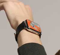 Apple Watch - Bracelete Couro Hermes (45 mm)