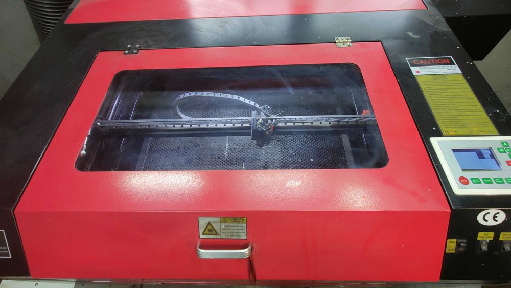 Ploter laser co2 80w 70x50 NOWA tuba zasilacz ruida lightburn klucz