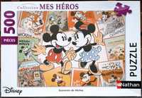 Puzzle 500 Nathan Disney Souvenirs de Mickey nie 1000