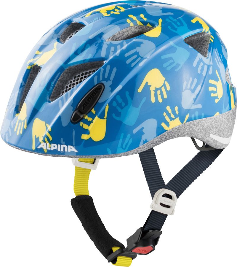 ALPINA Ximo BLUE HANDS Glass  Kask Dziecięcy 47-51