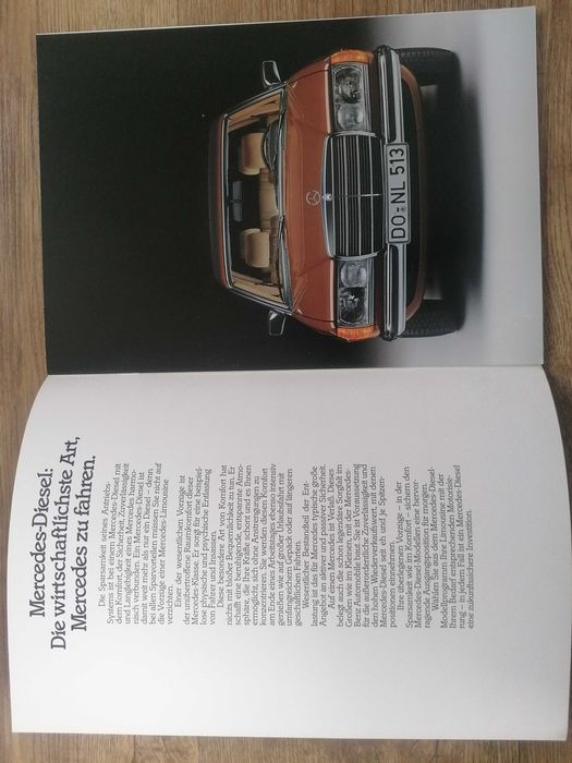 Prospekt Mercedes W123 200D 240D 300D