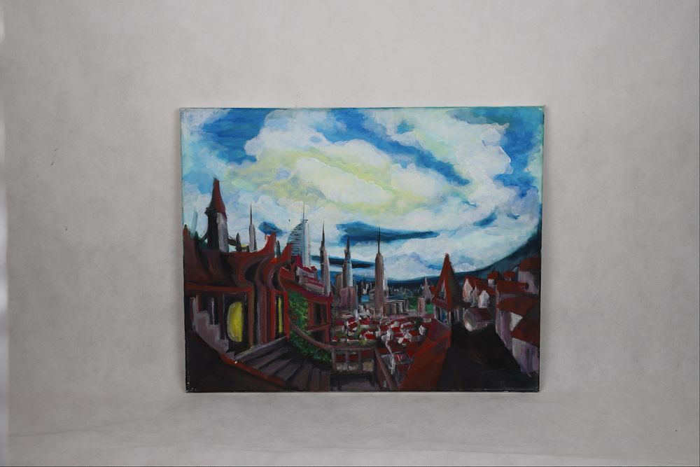 Obraz akrylowy ręcznie malowany