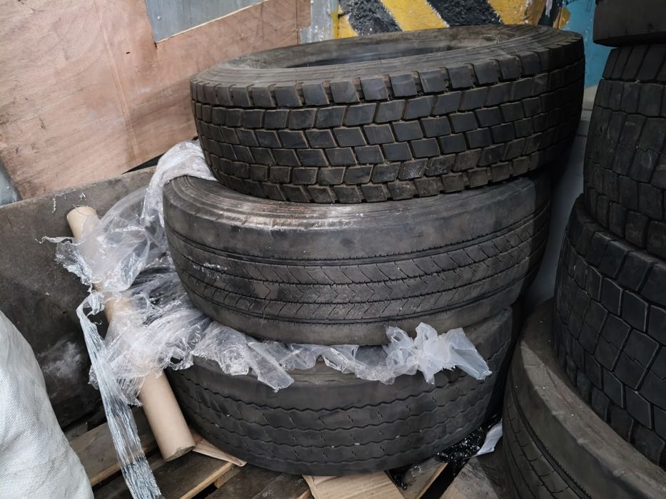 Продам шини б/в розмір 215/75R 17,5 місто Рівне, самовивіз