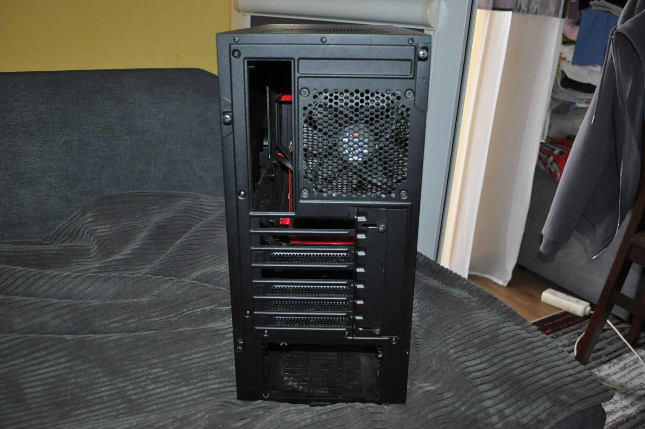 Obudowa PC NZXT H510 Red TG Midi Tower Czarna