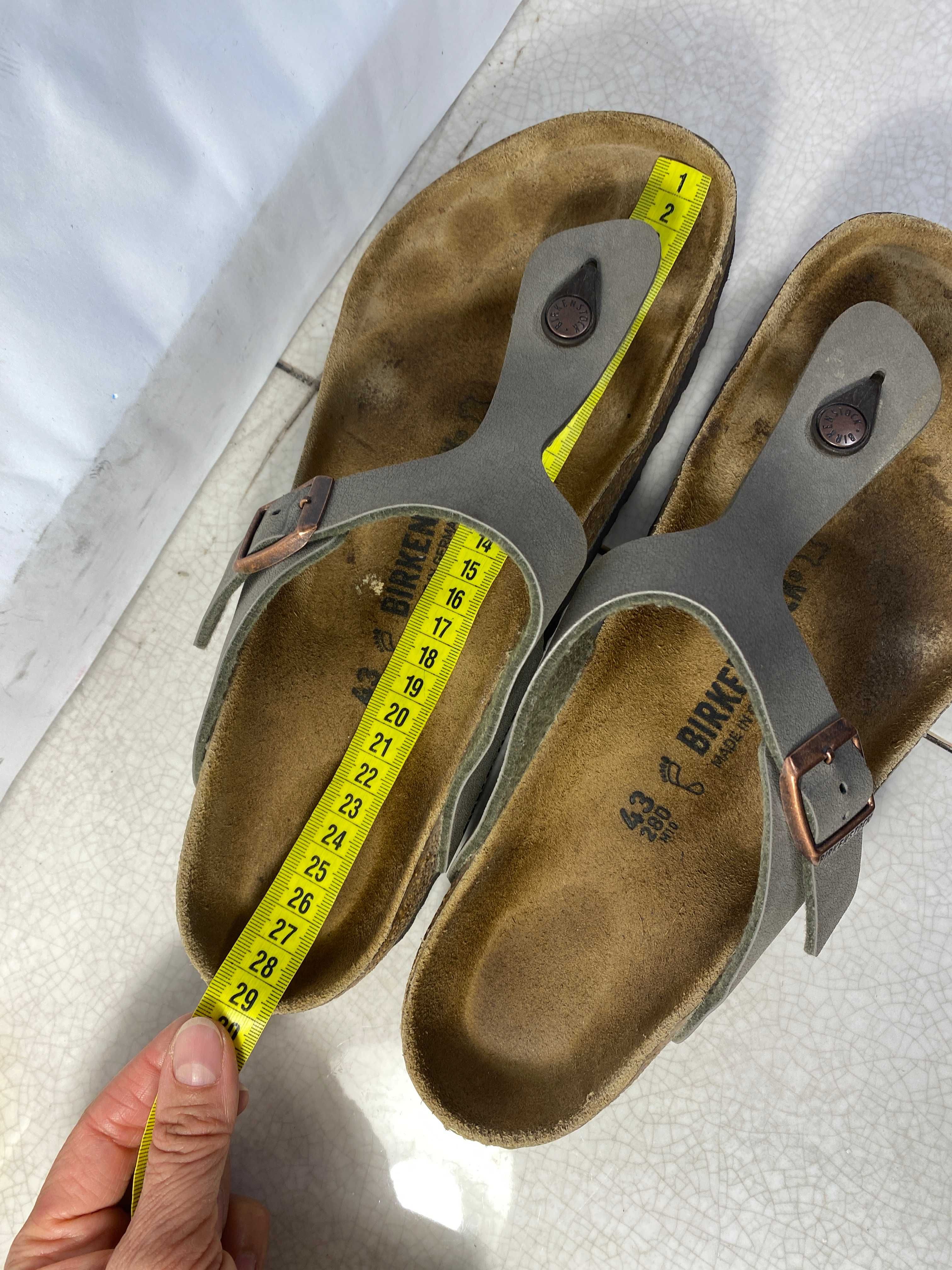 birkenstock шлёпки сандалии мужские 43-44 р 28 см оригинал Германия