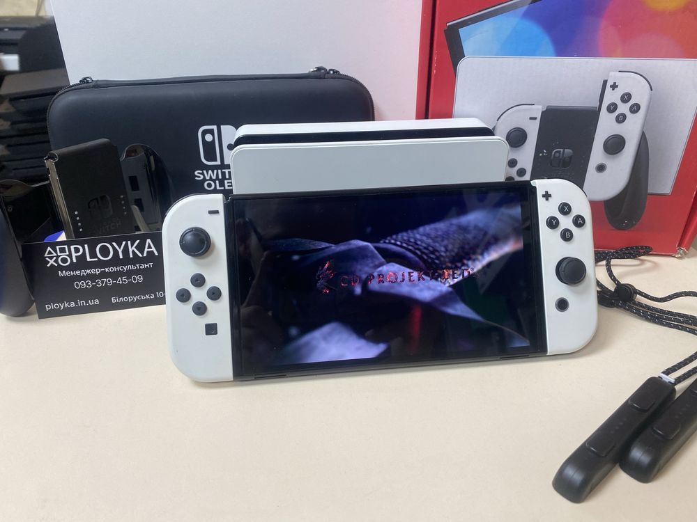 Магазин! Nintendo Switch OLED +гра в подарунок