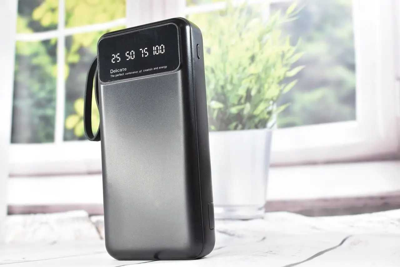 Павербанк портативний зарядний пристрій 20000mAh Black Powerbank