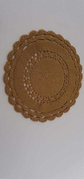 Złote serwetki ręcznie robiona 6 szt