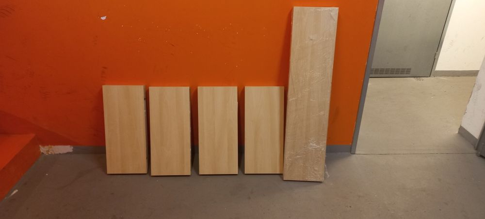 Półki lack IKEA brązowe