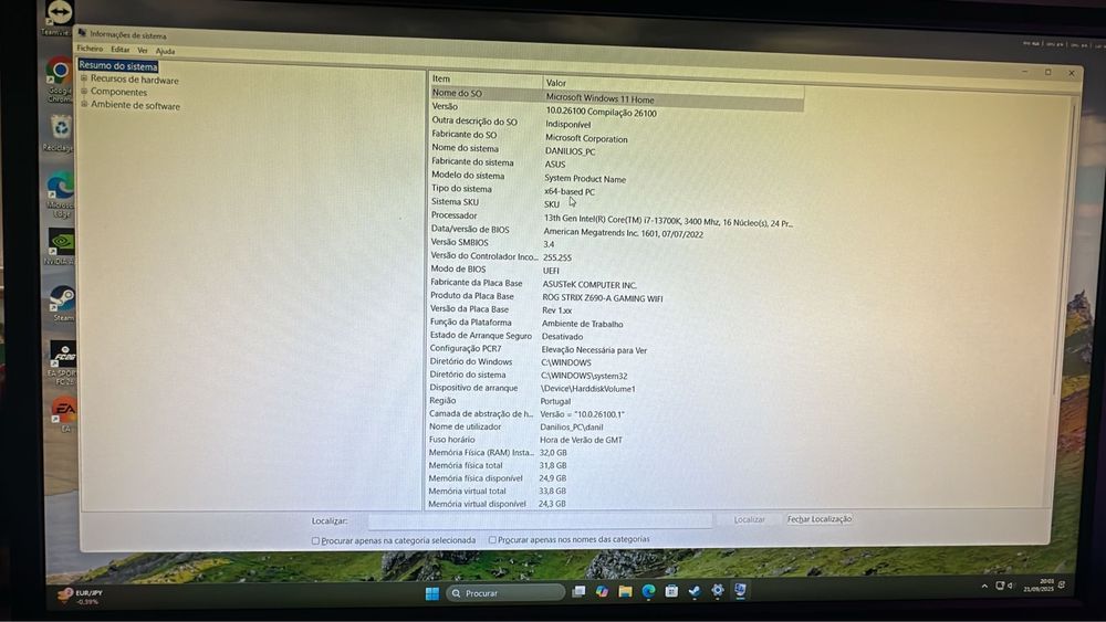 Pc gaming novo de alta qualidade