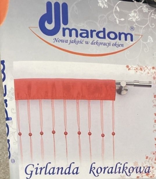 Firanki koraliki 90x200 szt 2