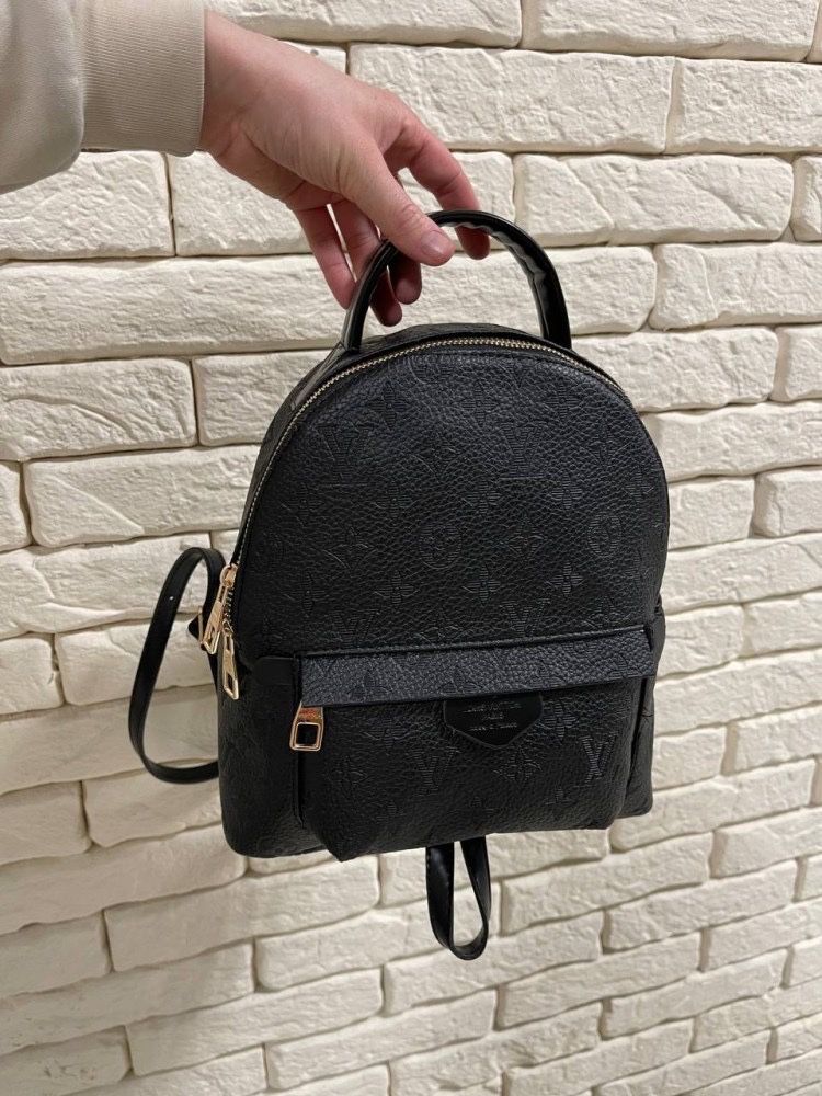 Рюкзак Louis Vuitton 26*23*13 см коричневий и чорний