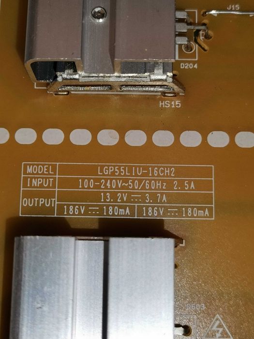 Fonte de alimentação LG LGP55LIU-16CH2   EAX 6 6 9 4 4 0 0 1