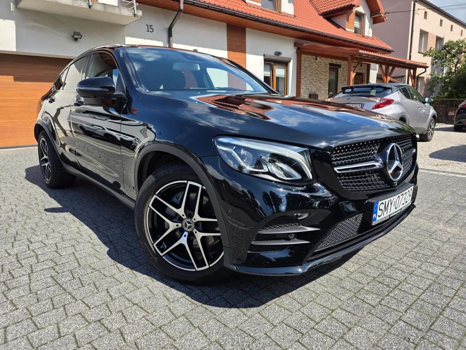 Mercedes-Benz GLC COUPE, 4 Matic, serwis do końca, bezwypadkowy, ZAREJESTROWANY, OKAZJA