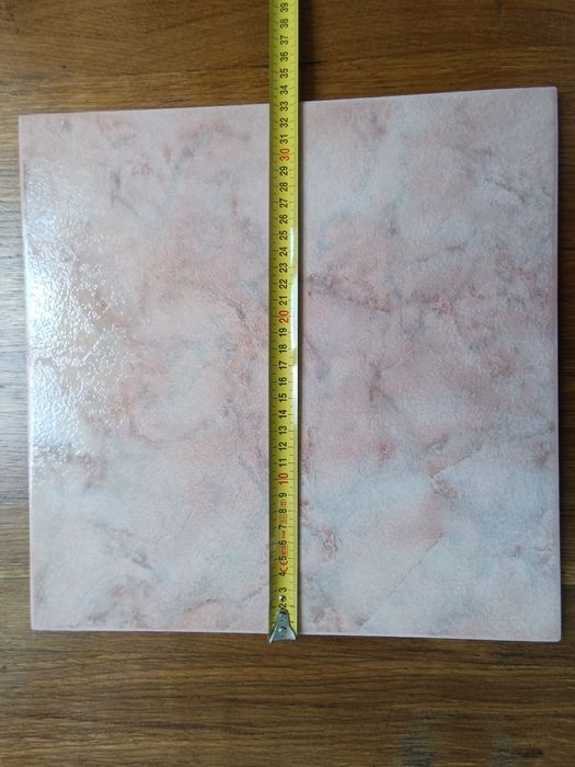 Płytki kafle kafelki pink pinkish beige beżowe z różowym tonem 51 szt.