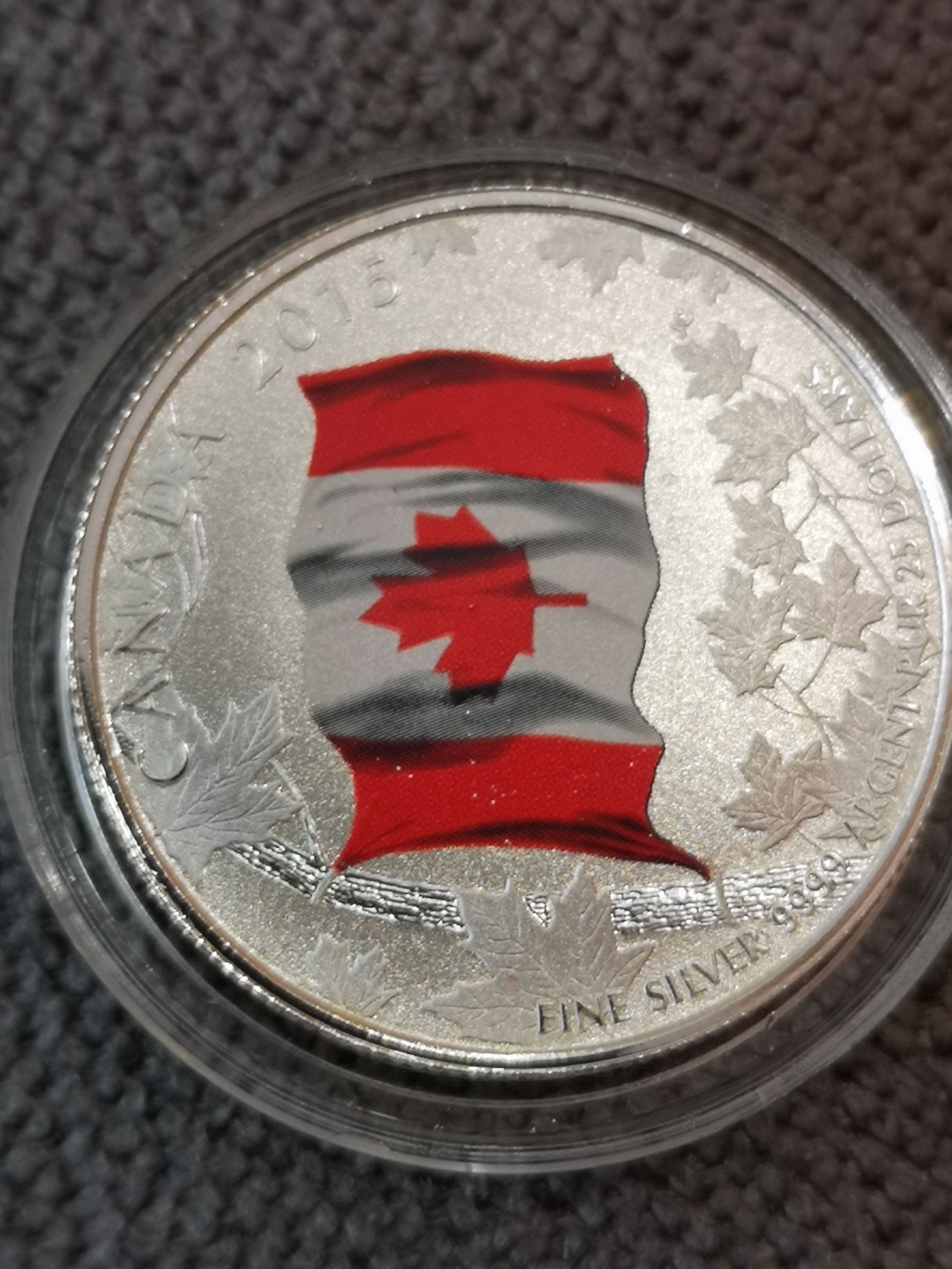 Flaga Kanadyjska - 25 dolarów Kanada 2015