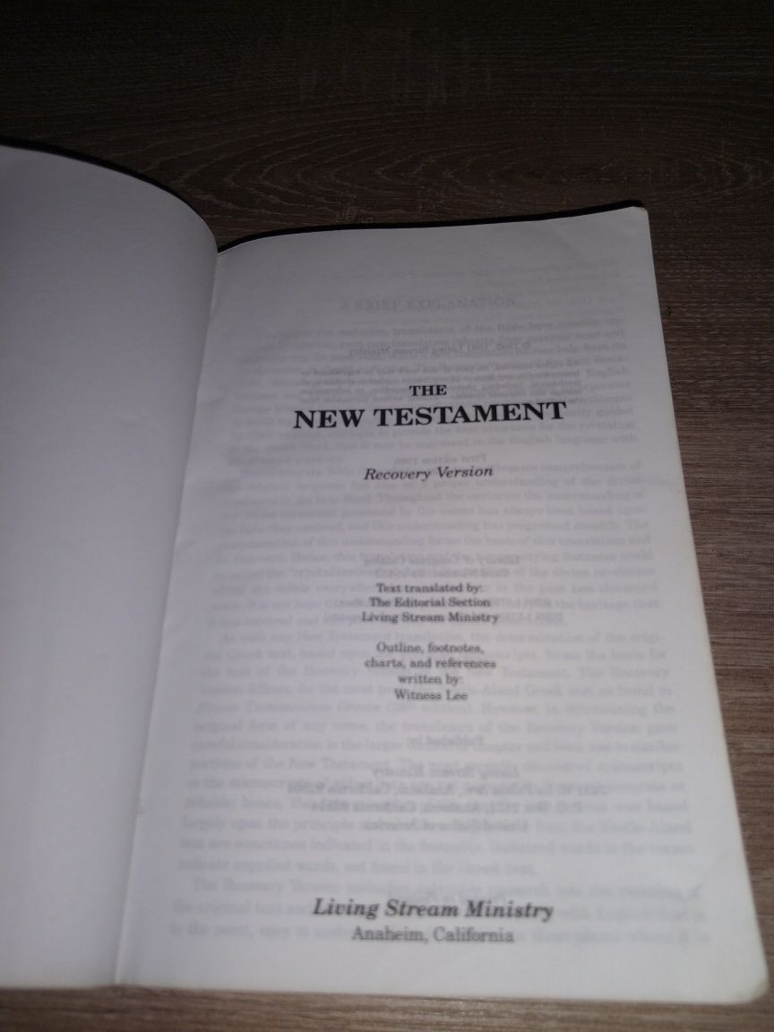 The New Testament-Recovery Version-English