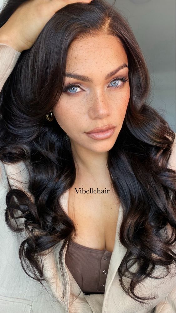 Lace Front Wig Castanho Natural – 100% Cabelo Humano