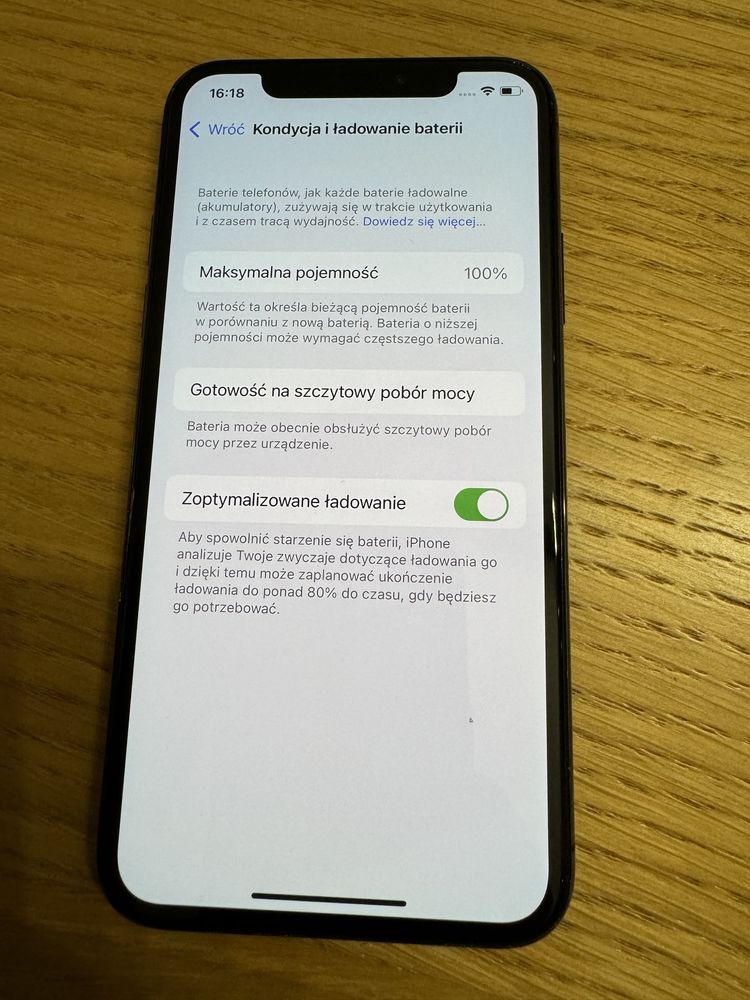 iPhone 10 X Czarny 64GB bateria 100 Nowe szkło