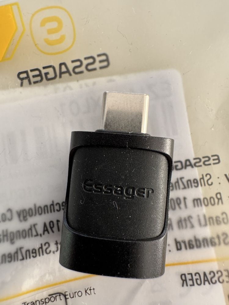 Essager  Adapter/ Przejscówka Usb-A Usb-C  Nowe.