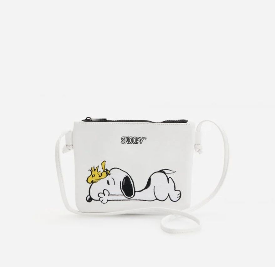 Сумка  маленька snoopy reserved, біла