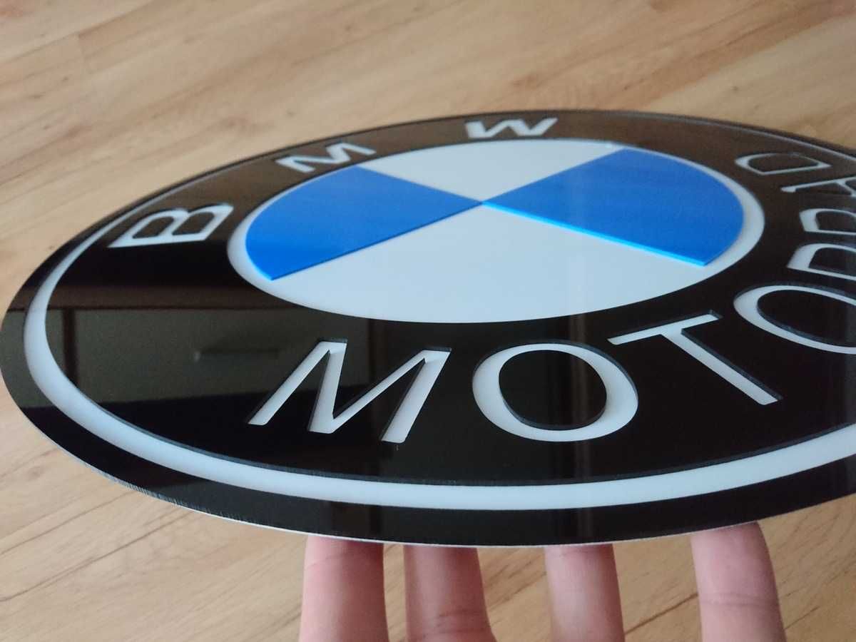 BMW MOTORRAD na ścianę prezent 3D dla męża chłopaka do domu garażu