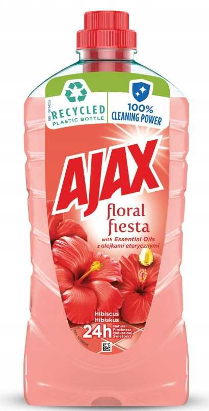 Ajax 1l płyn uniwersalny, do podłóg Hibiskus