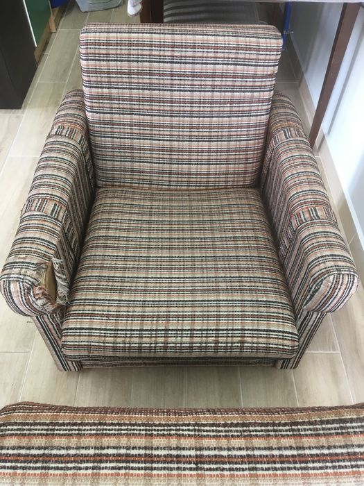 Fotele PRL, do renowacji, meble Słupsk, 2 szt.