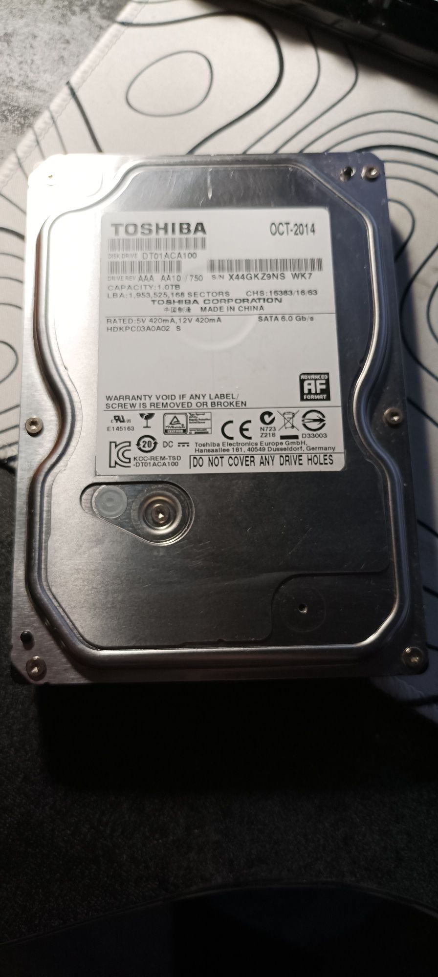Hdd Диск Toshiba 1tb