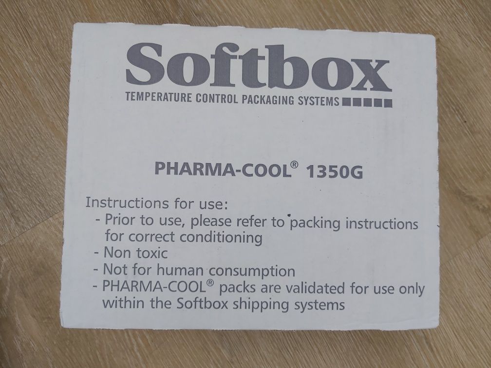 Softbox Pharma-cool wkłady mrożące chłodzące do lodówki Softboxsystems