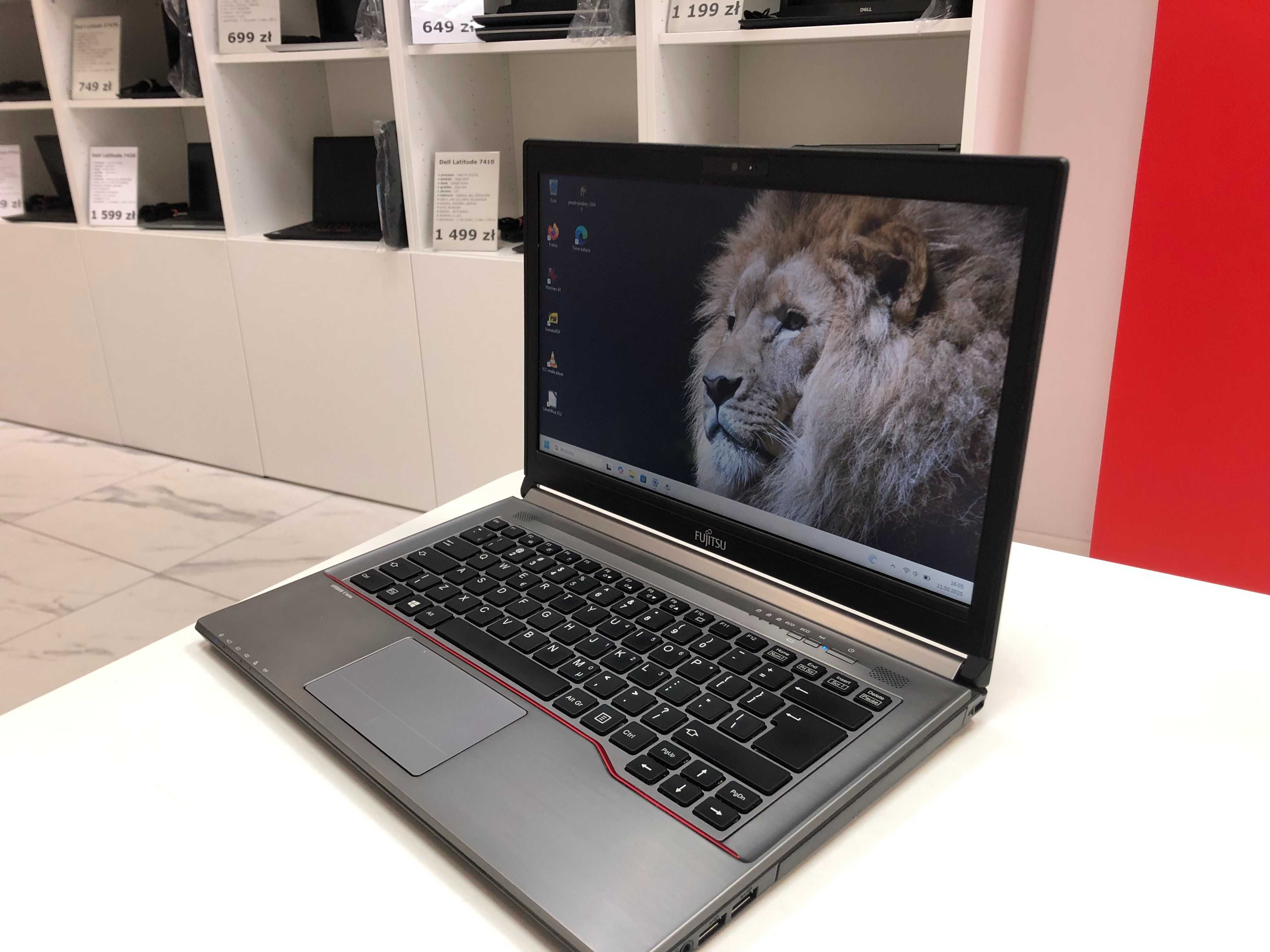 Biznesowy Fujitsu LifeBook E746 14" i5 16GB Matowy SSD Kamera Kl. A