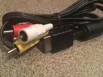 Oryginalny kabel AV chinch Sony Playstation.