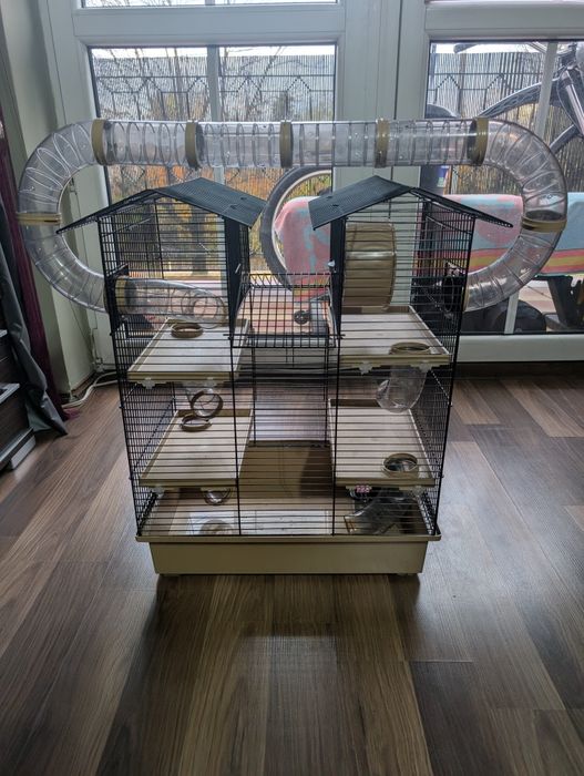 Klatka dla gryzonia (chomika, myszy, szczura itp.)