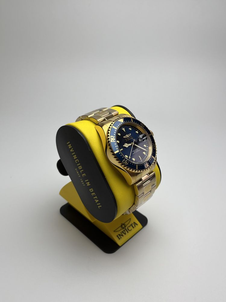 годинник invicta 23388, invicta pro diver, золотисті інвікта Ø43мм