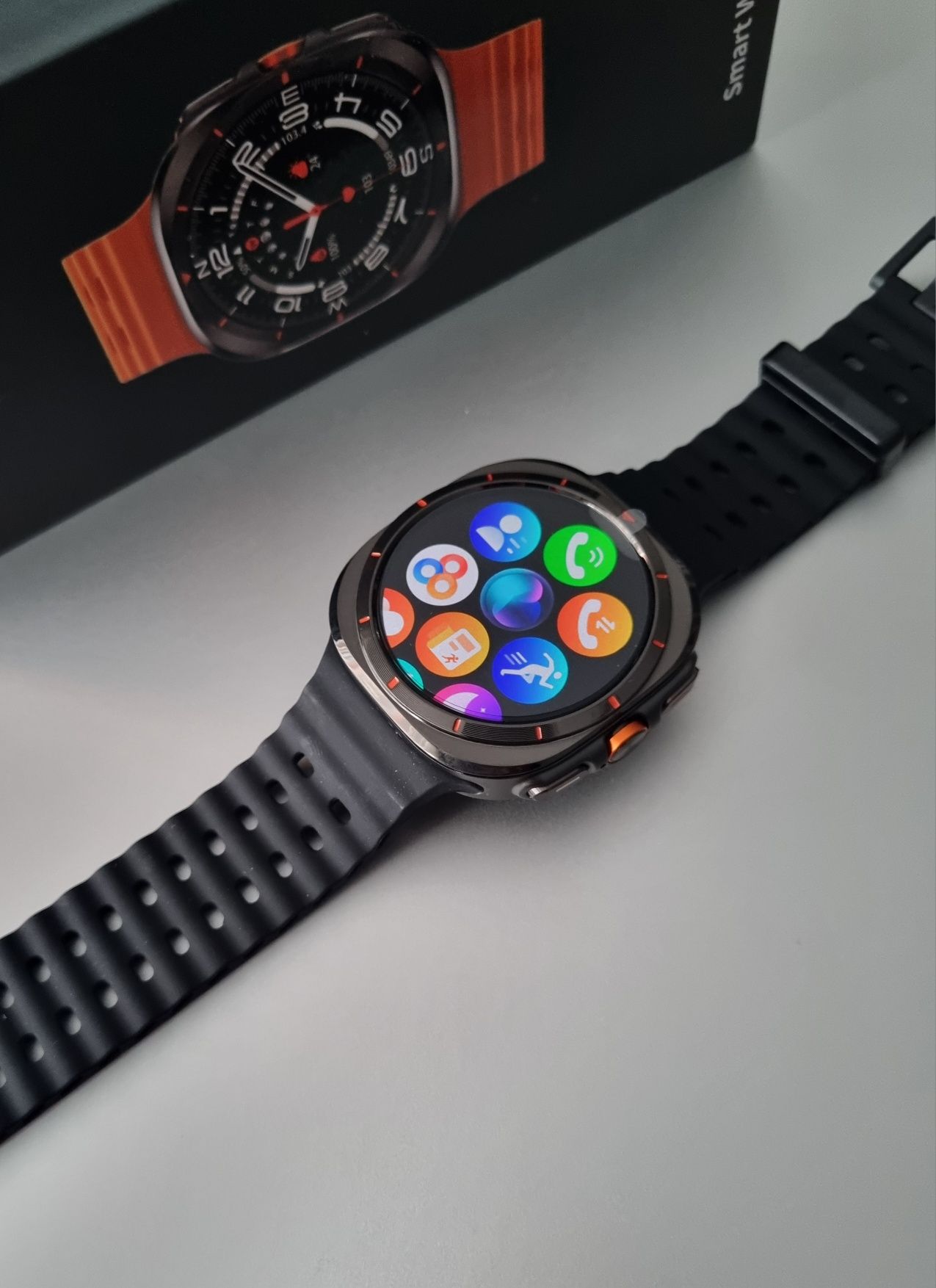 Smartwatch Galaxy Ultra MENU PL ROZMOWY